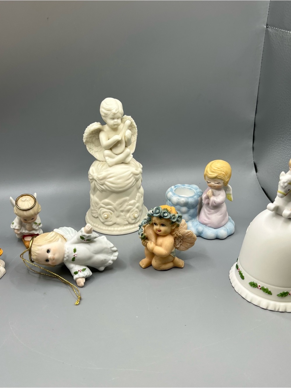 Angel Figurine lot Of 7 Bells, ENESCO, Ornaments And more